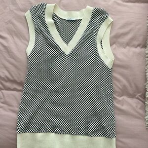 Zara Women’s Vest - Cream/Black